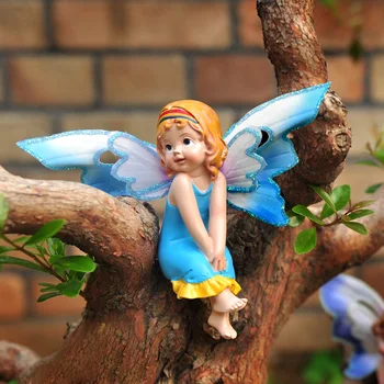 Creative Home Drăguț Înger Camera Copiilor Acasă Decoratiuni Ornamente de dimensiuni Mici Prințesă Zână Floare Agățat Papusa Aripă de Heruvim figura