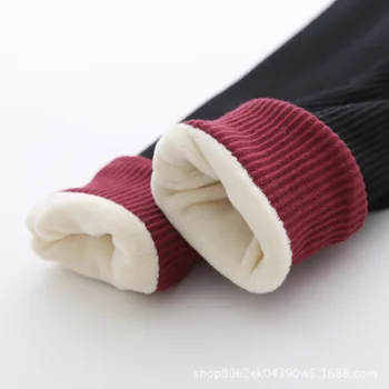 Fata jambiere de Iarnă cald îngroșa copii pantaloni pentru Fete Pantaloni pentru Copii Haine 80~120 De Fete legging fleece