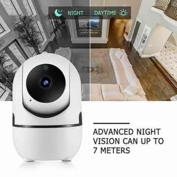 720P Home Security Camera IP Două căi Audio Wireless Mini aparat de Fotografiat Viziune de Noapte CCTV Camera WiFi Baby Monitor Camera de Supraveghere