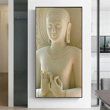 Modern Statuie ZEN Panza Pictura Arta Postere si Printuri pe Canvas Wall Art Abstract Buddha Imagine pentru Camera de zi Decor Acasă