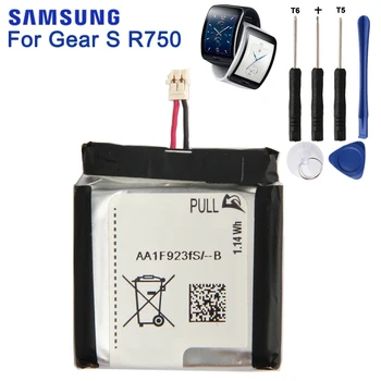 SAMSUNG Acumulator de schimb Originale Pentru Samsung Gear S SM-R750 R750 Ceas Inteligent Autentic baterii 300mAh
