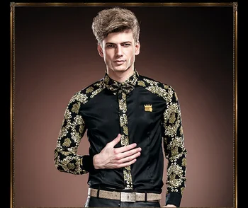Transport gratuit Noua moda casual sex masculin pentru bărbați de Mari dimensiuni a Introduce Cămașă cu Mâneci Lungi de toamnă personalitate raglan tricou 14256 FanZhuan