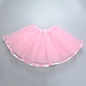 2020 anul nou Fete Dulci fusta de Balet de Fuste Fete Copil Pufos Pettiskirts Fusta Fata Printesa Rochie de Bal Dans Purta fusta Petrecere roz