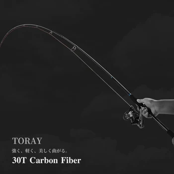 TSURINOYA Tijă de Pescuit DETECTIV M Putere de Coastă Filare Tija de Carbon Toray Fuji Ghid de Mult Împușcat de apă Sărată Surfcasting Bibanul Rod