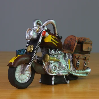 Model De Motocicleta Pusculita Copii Cadou De Ziua Caseta De Bani Creative Desktop Ornament Coink Banca Decor Acasă În Miniatură Craf