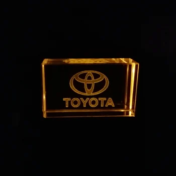 Toyota kristal + metalen unitate flash USB pendrive 4GB 8GB 16GB 32GB 64GB 128GB Externe Opslag Logo-ul Personalizat stick de memorie pentru Cadou