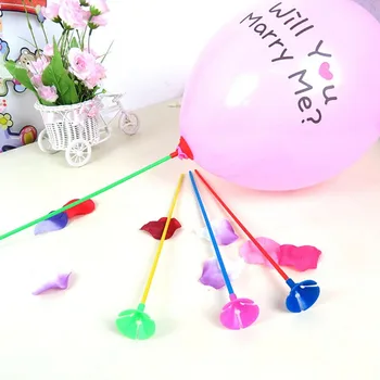 50pcs Multicolor Balon Titularul Bastoane cu Cupe Petrecere de Aniversare a Festivalului de Decor Consumabile PVC 40cm Balon Bastoane Accesorii