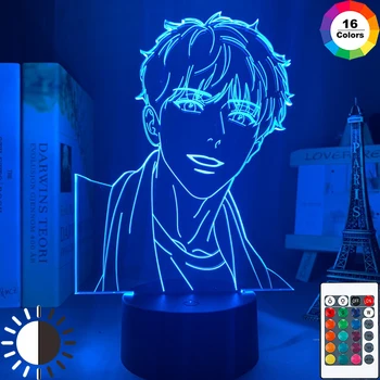 3d Acril Lampa BL Anime Aj Alex Lumina Senzor Tactil plin de culoare Led Lumina de Noapte Ahn Jiwon Lampa Bj Alex Cadou pentru Pat Cameră Decor