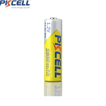 24buc PKCELL AA 1.2 V 2600Mah 2A Ni-Mh Baterii aa Reîncărcabile AA Bateria Baterias Capacitatea Reală + 6pcs Bateria Ține Caz Cutii