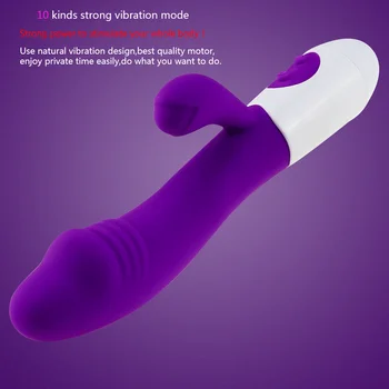 G Spot Rabbit Vibrator Jucărie Sexuală pentru Femei Penis artificial Vibratoare Clitoris Vagin Masaj Dual Vibration AV Stick de Sex în condiții de Siguranță pentru Adulți Produs