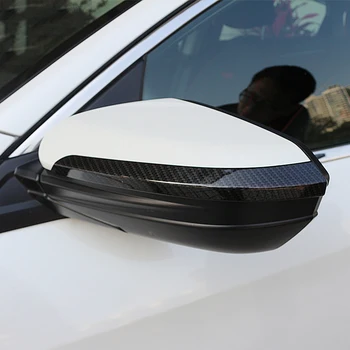 Fibra de Carbon Auto Oglinda retrovizoare Acoperă Shell Oglinda Retrovizoare Marginea Paznici Acoperire Pentru Honda Civic al 10-lea 2016 2017 2018 Accesorii
