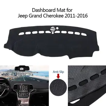 Tabloul De Bord Masina Acoperire Pentru Jeep Grand Cherokee 2011-2016 Volan Pe Stânga Anti-Derapare Covor De Bord Mat Protector Parasolar Pad Acoperire