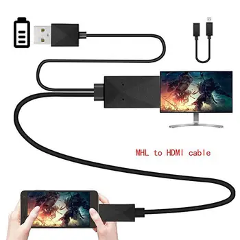 1080P Micro USB MHL la HDMI compatibil cu Cablu 5 Pin & 11 Pin HD TV Cabluri Adaptor pentru SamSung HuaWei, Xiaomi Telefon HTC Android