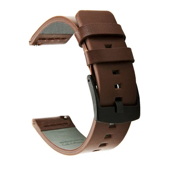 Italia Gras Piele Watchband 18 20 22 mm pentru Garmin Vivoactive 3 vivoactive 4/4S Sport Eliberare Rapidă Ceas Trupa Încheietura curea Curea
