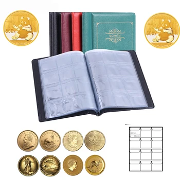 120 Buzunare 10 Pagini de Album Pentru Monede Suportul de Colectare de Cărți Album Foto PVC Monedă Album Titularii de Decor Acasă