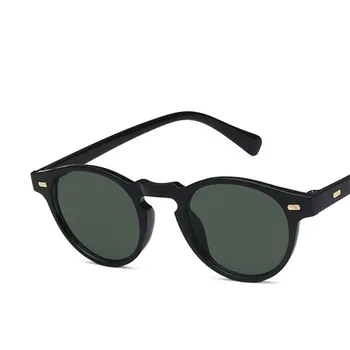2019 Noua Moda ochelari de Soare Femei Barbati Brand Designer de Epocă Rotund TAC Cadru de Conducere oglindă Ochelari de Soare Oculos De Sol UV400