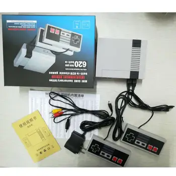 Clasic 8 Biți Console de jocuri Sistem Profesional Pentru NES Joc de Jucător Built-in 620 TV Joc Video Cu Dual Controller UE Plug