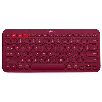 Logitech K380 Multi-Device Bluetooth Keyboard Ultra Mini Mut Wireless Tastatură de Gaming Multi-Color pentru Windows, MacOS, Android, iOS