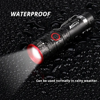 USB de Încărcare LED Biciclete Lumina 3 Modul de Iluminare cu Zoom rezistent la apa Lanterna Portabil Alimentat De o Baterie 18650, cu acces Gratuit la Cablu USB