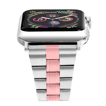 Pentru Apple Watch SE Serie Band 6/5/4/3/2 44mm 40mm 42mm 38mm Două culori de Moda din Oțel Curea Barbati/Femei Clasic Brățară pentru iWatch