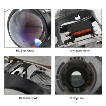 RONAN Upgrade 3.0 Bi xenon HL 5R G5 proiector albastru film lentile de faruri retrofit DIY D1S D2H D3S D4S D2S auto far