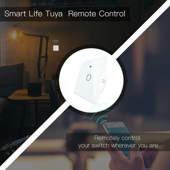 WiFi Perete Inteligent Atingeți Comutatorul de lumini Inteligente de Viață/Tuya fără Fir Control de la Distanță de Lucru cu Alexa de Start Google Alb Negru Auriu