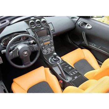 Pentru Nissan 350Z Z33 2003-2009 Navigație Volan Depozitare Dash Mânerul Ușii de Carbon Set de Autocolant de Modificat Accesorii Auto