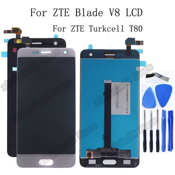 LCD de înaltă calitate Pentru ZTE Blade V8 Display LCD Touch Screen Digitizer înlocuirea Ansamblului Pentru ZTE Turkcell T80 BV0800 kit de Reparare