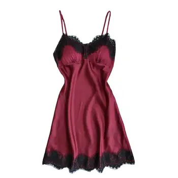 2019 New Sosire Red Hot Femei Sexy Lenjerie de Dantelă Pijamale Halat Babydoll Atractiv Sleepwear Fermecător S-3XL Livrare Gratuita 50*