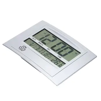 LCD Digital Home Decor de Birou Ceas Temperatura Interioară HOTCH Ceas de Perete Lcd de Mari dimensiuni Ceas de Perete Lcd Atomic Ceas de Perete