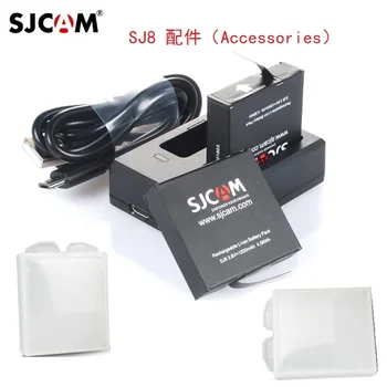 Original SJCAM SJ8 Serie 1200mAh Baterie Încărcător Dual Charger/Caz pentru SJ8 Pro/SJ8 Plus/SJ8 Aer Actioin Accesorii aparat de Fotografiat