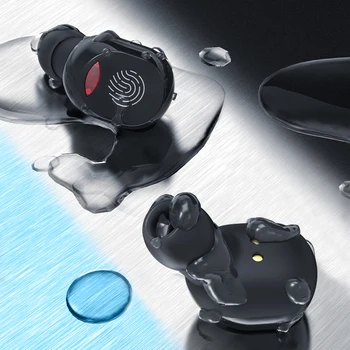 TWS Bluetooth Căști 5.1 4200mAh de Încărcare Cutie Căști fără Fir 9D Stereo Sport rezistent la apa Căști Căști Cu Microfon
