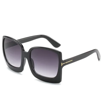 2020 Moda Supradimensionat ochelari de Soare pentru Femei Brand Designer de Plastic de sex Feminin Cadru Mare Gradient de Ochelari de Soare UV400 gafas de sol mujer