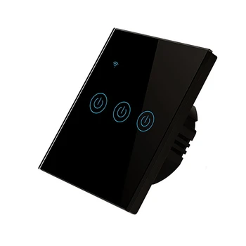 1 Gasca WiFi Inteligent Comutator 110V - 240V Perete Inteligent de Automatizare Acasă fără Fir de Lumină de Control Remote Touch Lucra cu Alexa de Start Google