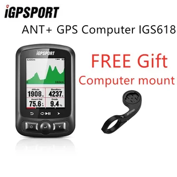 IGPSPORT IGS618 ANT+ GPS Computer de Biciclete Biciclete fără Fir Bluetooth Cronometru rezistent la apa Ciclism Biciclete Senzor Vitezometru Calculator