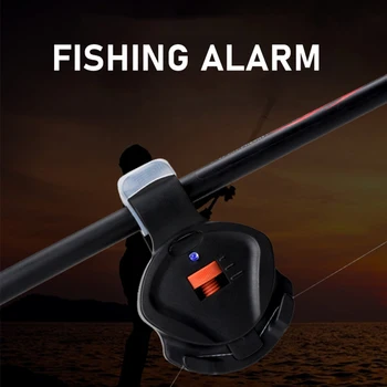 Pescuit Peștele Mușcă de Alarmă Buzzer Electronic pe Tijă de Pescuit cu Sirena Tare pe timpul Zilei, Noaptea Indicator în aer liber Echipament de Pescuit