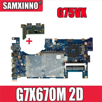 Trimite bord+G75VX Placa de baza REV:2.0 2D Pentru Asus G75 G75V G75VX laptop Placa de baza G75VX Placa de baza G75VX Placa de baza de test OK