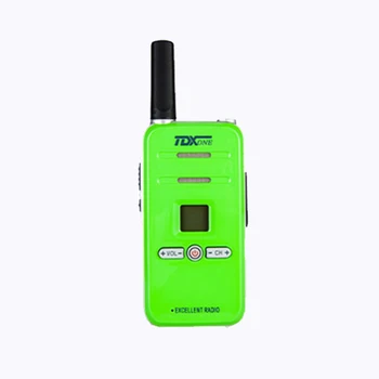2 BUC Noi Mini TDXONE TD-Q7 Walkie Talkie 5W 16CH UHF400-480MHz Handheld Convenabil 7 Culori Potrivite pentru Baofeng Uv-5r UV82UV-82