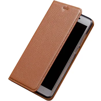 Caz Pentru Xiaomi Redmi 4X Piele naturala Stativ Magnetic Flip Caz Telefonul de pe Capac Sac Pentru Xiaomi Hongmi 4X + Cadouri