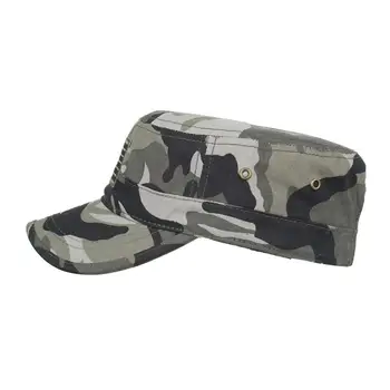 Joymay Nou Sosirea Primăverii Unisex Reglabil capac plat Militare Pălărie America steag brodat Casual, Stil Occidental Snapback HAT P023