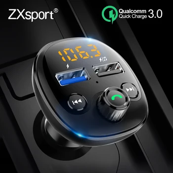 Transmitator FM Auto cu MP3 Player Bluetooth Quick Charge 3.0 QC Pentru Nissan X-trail T32 Qashqai Rogue Sport J11 Almera Accesorii