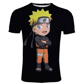 2020 Anime Naruto 3D Imprimate T-shirt Mens Casual Moda Streetwear Tricou Primavara-Vara la Modă O-Gât Hip Hop de sex Masculin Tricou