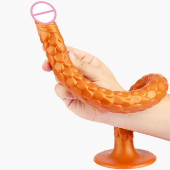 Soft Super Mult Lichid de Silicon Vibrator Realistic Dildo cu ventuza Penis Mare pentru Femei Masturbator Jucarii Sexuale pentru Lesbiene