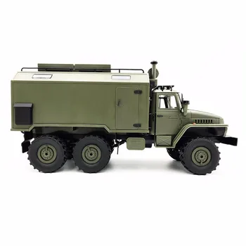 Wpl B36 Ural 1/16 2.4 G 6Wd Camion Rc Rock Crawler Comanda Vehicul de Comunicare Rtr Jucărie Auto Camioane militare