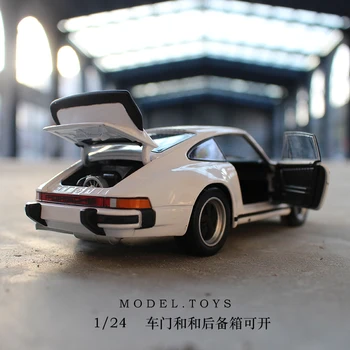 WELLY 1:24 vânzare Fierbinte 1974 Porsche 911 Turbo3.0 masina sport de simulare aliaj model de masina meserii decor colecție de instrumente de jucărie cadou