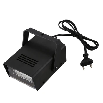 Mini LED Stroboscop, Stroboscop Blitzer Lumină Albă Efectul AC 100-240V Disco Etapă