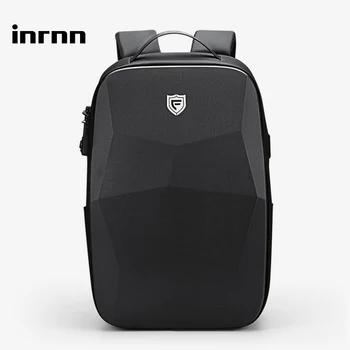 Inrnn Hard Shell Moda Barbati Rucsac Anti-furt Impermeabil de sex Masculin Backpack 17 inch Laptop Rucsaci incarcare USB-Geanta de Voiaj Mochila