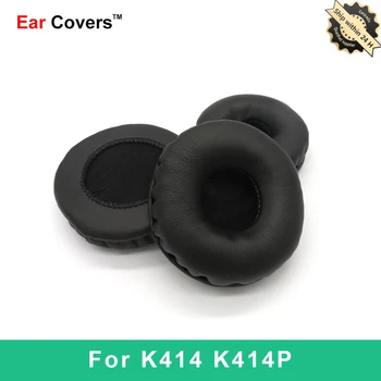 Tampoane pentru urechi Pentru AKG K414 K414P Căști Tampoanele de Înlocuire Cască Ureche Pad din Piele PU Burete Spuma