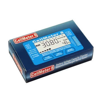 De înaltă Calitate RC CellMeter-8 1-8S Capacitatea Bateriei Tensiune Checker Metru LiPo, Li-lon NiMH CellMeter 8 en-Gros