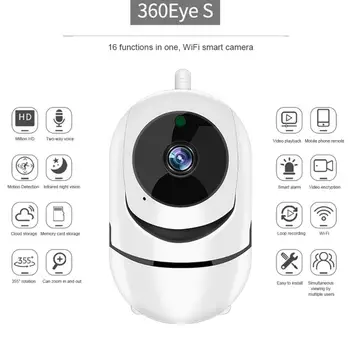 1080P Nor HD Camera IP WiFi Urmărire Auto Camera video Baby Monitor Viziune de Noapte Camera de Securitate Acasă Camera de Supraveghere